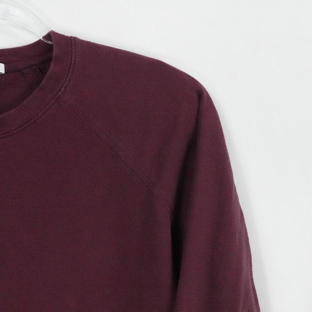 James Perse Sweater‎ Womens 0 Burgundy Pullover Crewneck Preppy Casual Lounge - Picture 5 of 15